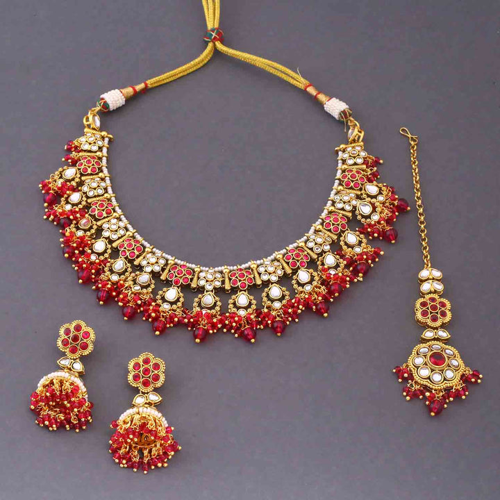 Rani Amita Kundan Jewellery Set