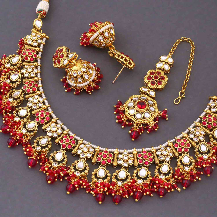 Rani Amita Kundan Jewellery Set