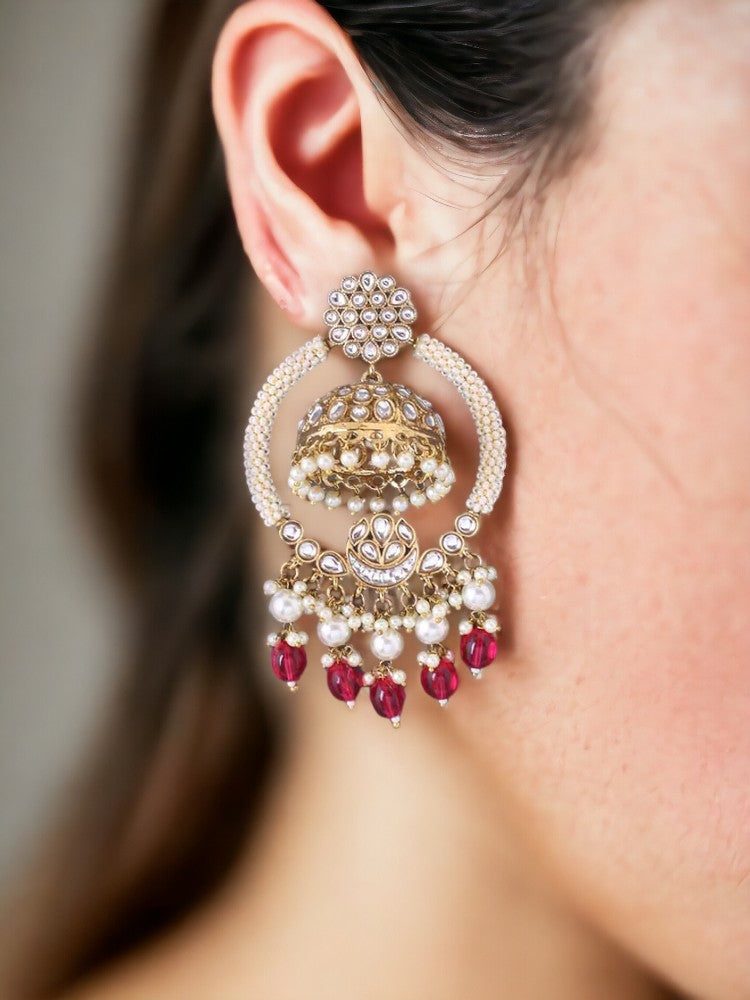 Rani Anusya Ethnic Jhumkis