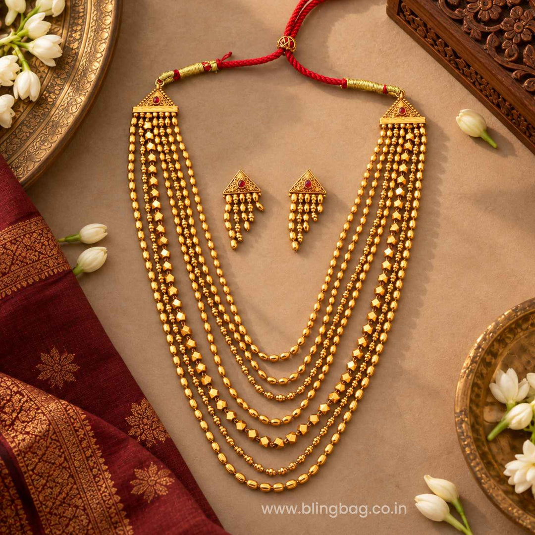 Rani Anvini Antique Jewellery Set- New Arrival