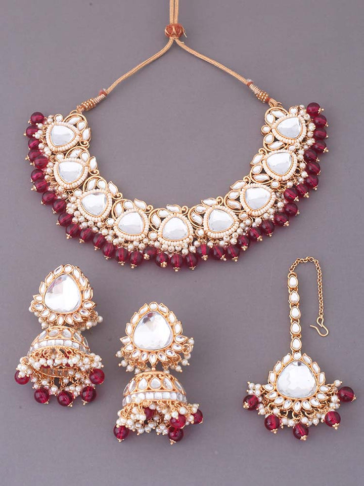Rani Apurna Kundan Jewellery Set
