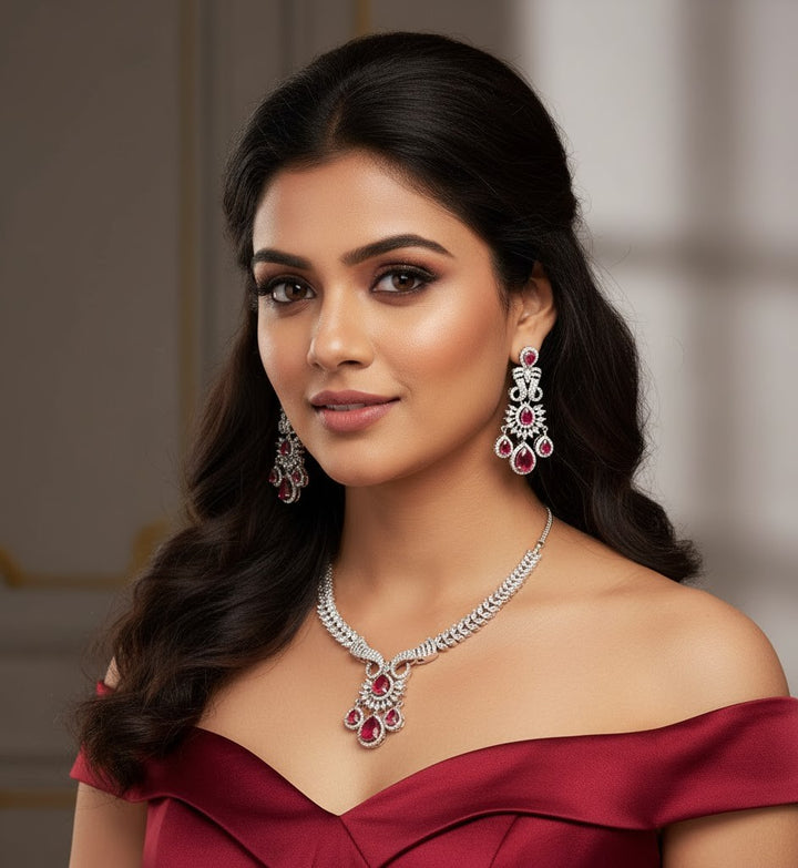 Rani Aqsa Zirconia Jewellery Set