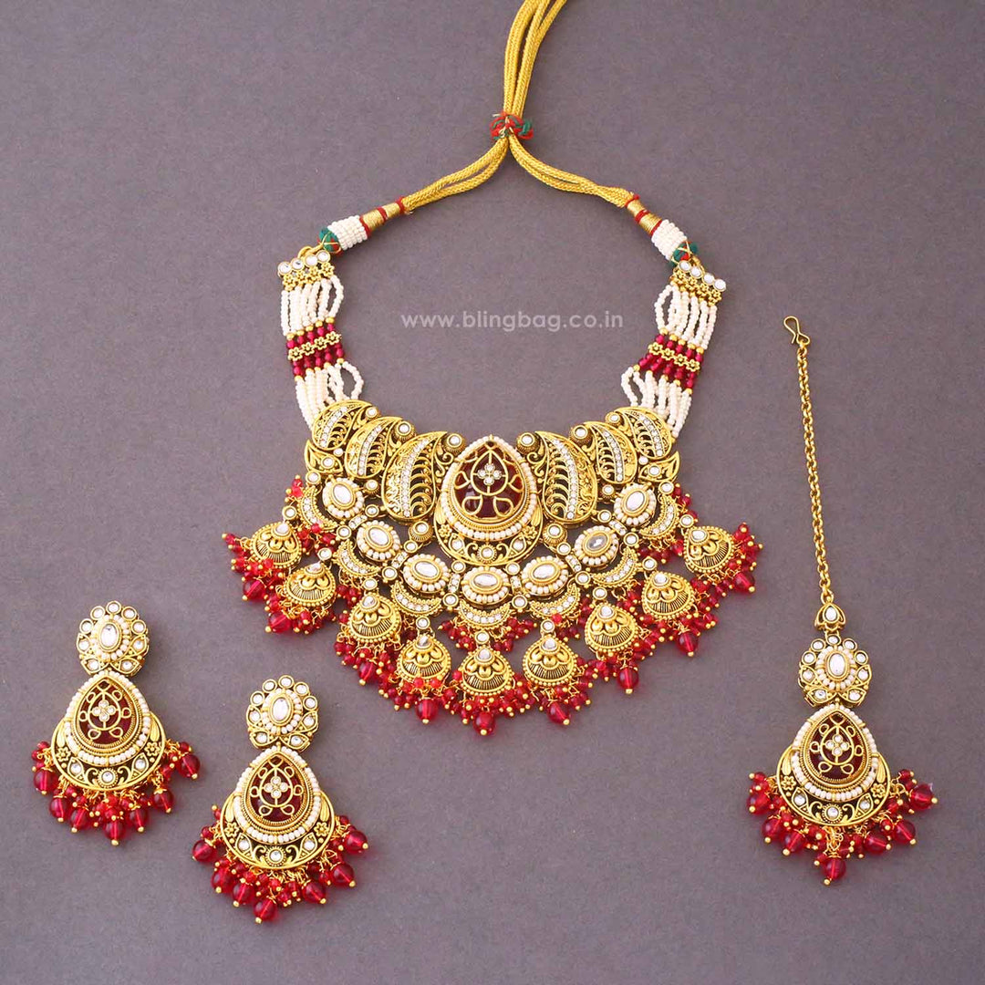 Rani Aranya Kundan Jewellery Set - New Arrival