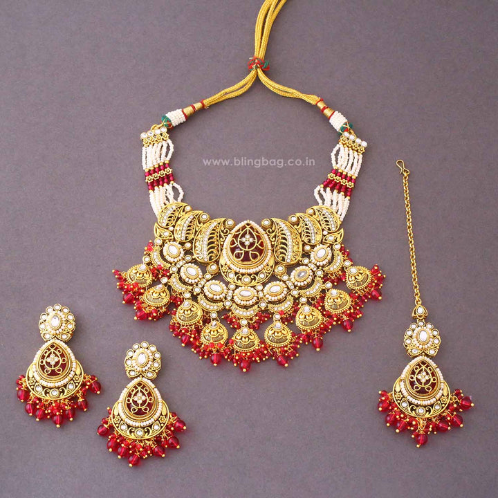 Rani Aranya Kundan Jewellery Set - New Arrival