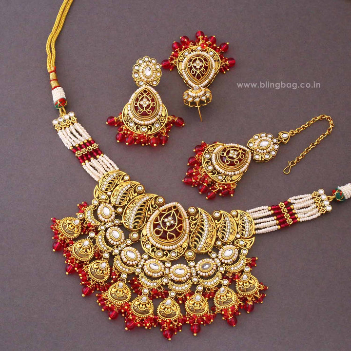 Rani Aranya Kundan Jewellery Set - New Arrival