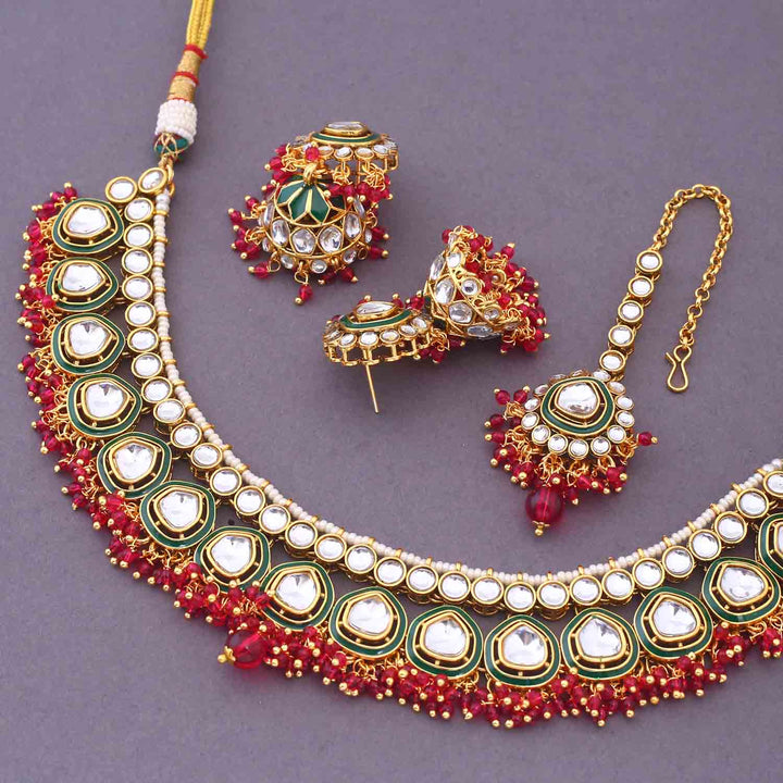 Rani Arohi Kundan Jewellery Set