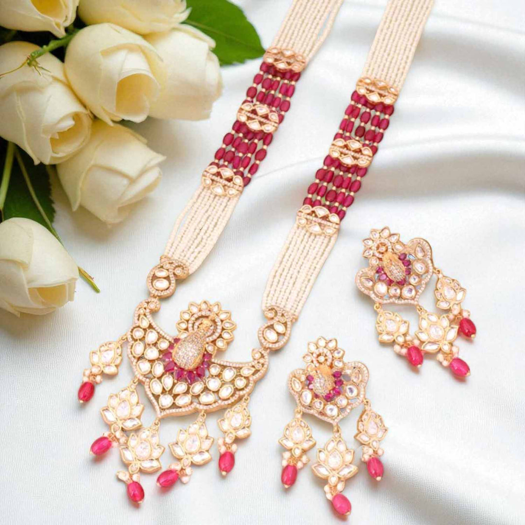 Rani Asna Kundan Jewellery Set - EOSS