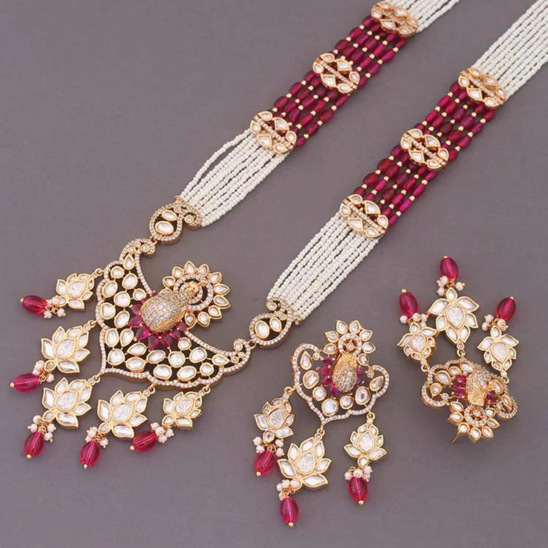 Rani Asna Kundan Jewellery Set - EOSS