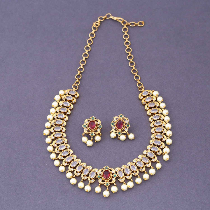 Rani Aurena Antique Jewellery Set- New Arrival