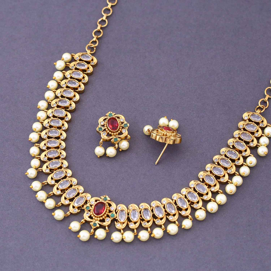 Rani Aurena Antique Jewellery Set- New Arrival