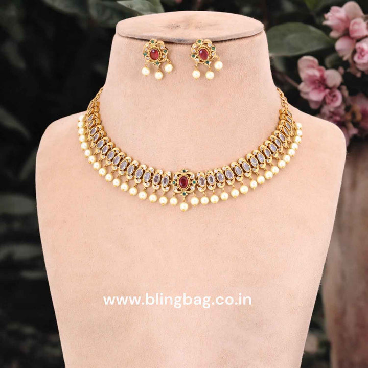 Rani Aurena Antique Jewellery Set- New Arrival