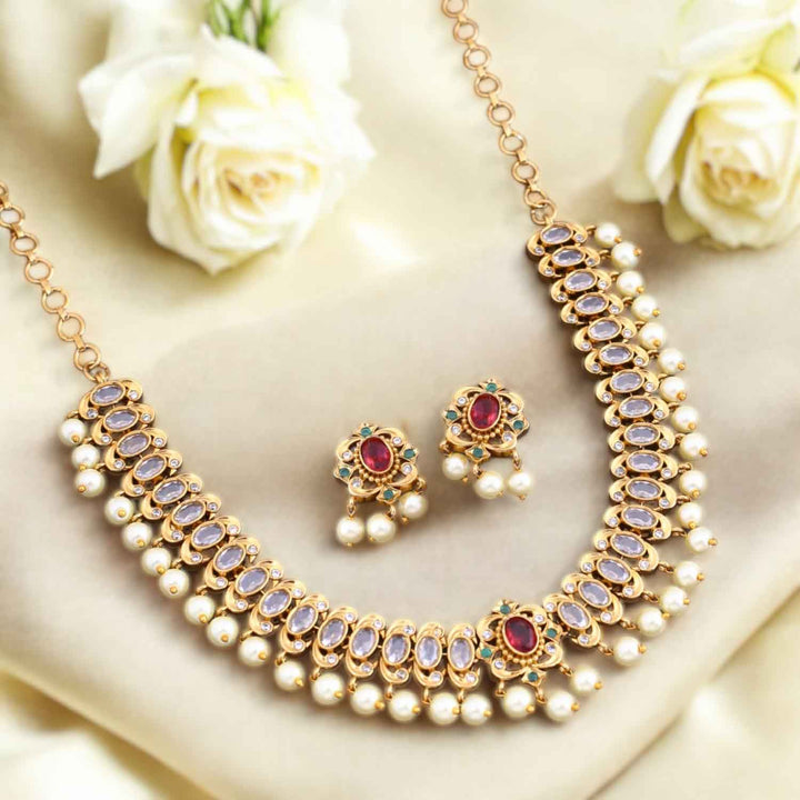 Rani Aurena Antique Jewellery Set- New Arrival