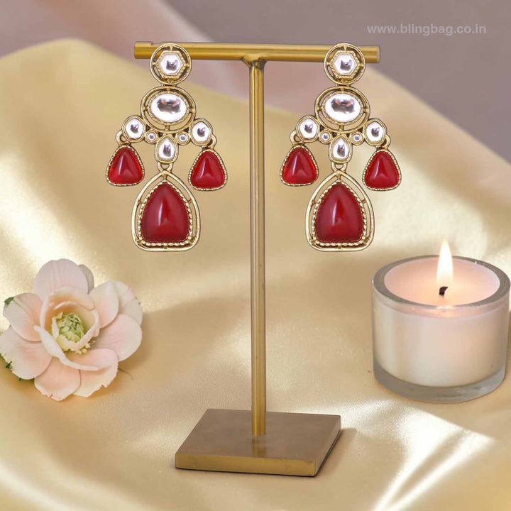 Ruby Ayati Danglers