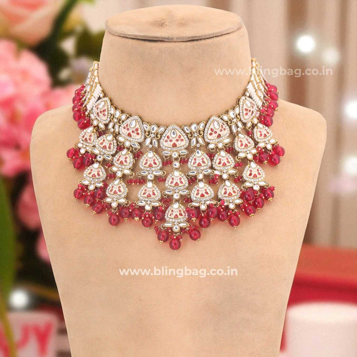 Rani Ayshana Kundan Jewellery Set