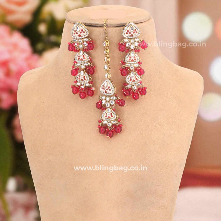 Rani Ayshana Kundan Jewellery Set