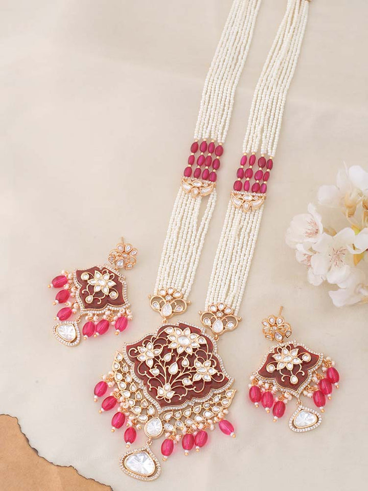Rani Caric Kundan Jewellery Set - EOSS