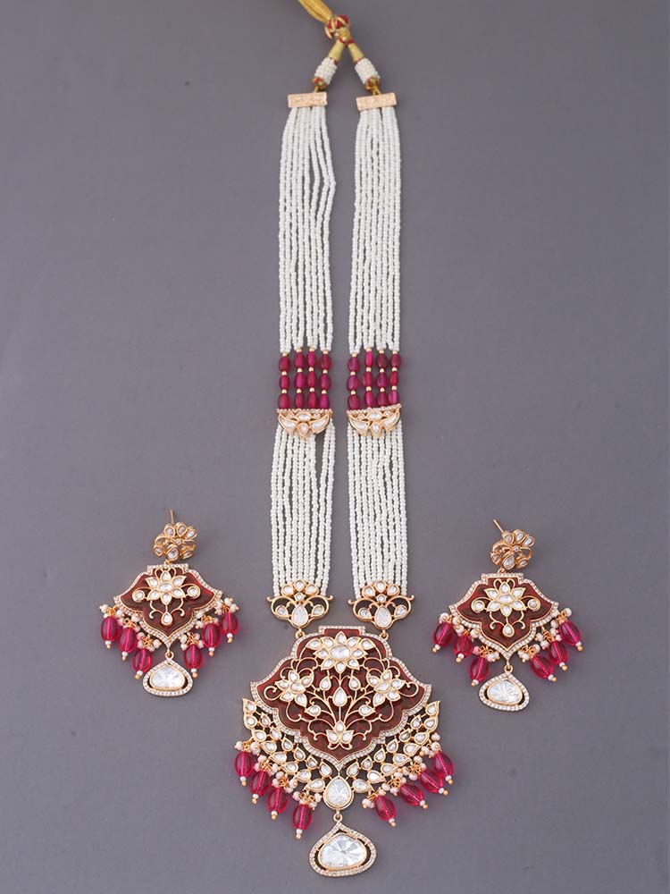 Rani Caric Kundan Jewellery Set - EOSS