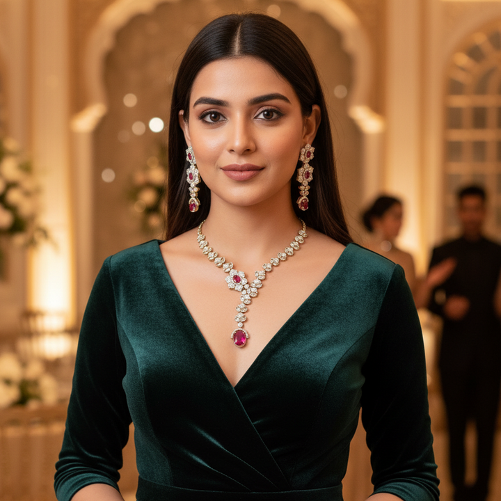 Rani Cveta Victorian Jewellery Set-New Arrival