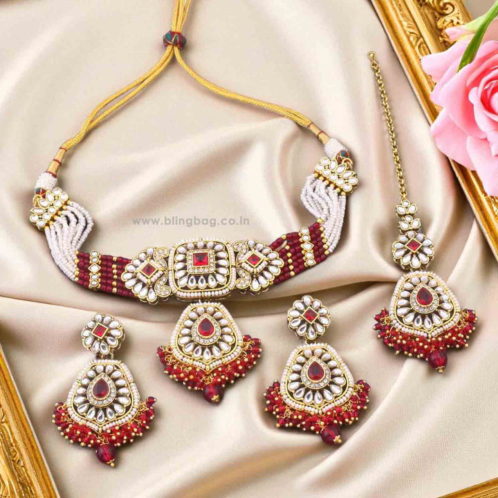 Rani Dakshina Kundan Jewellery Set