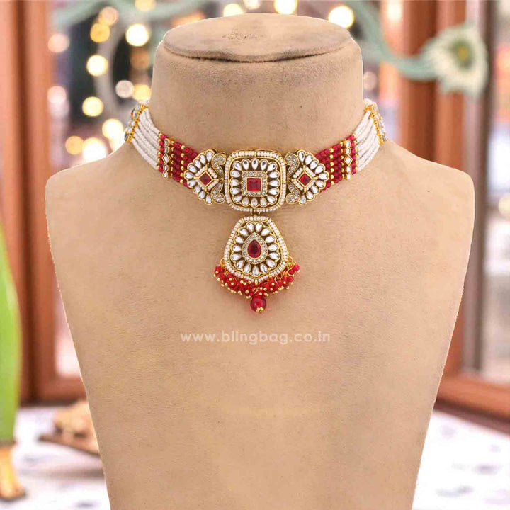 Rani Dakshina Kundan Jewellery Set
