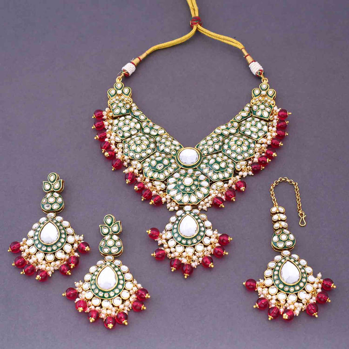 Rani Damayanti Kundan Jewellery Set