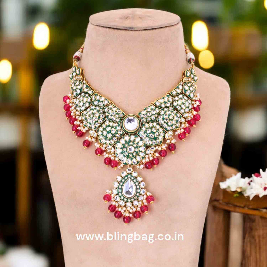 Rani Damayanti Kundan Jewellery Set