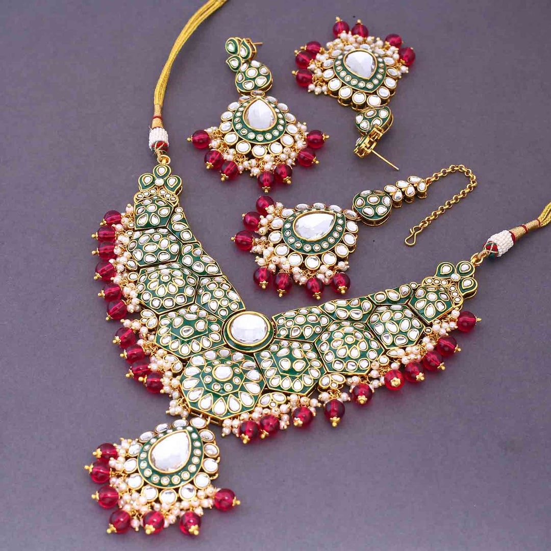 Rani Damayanti Kundan Jewellery Set