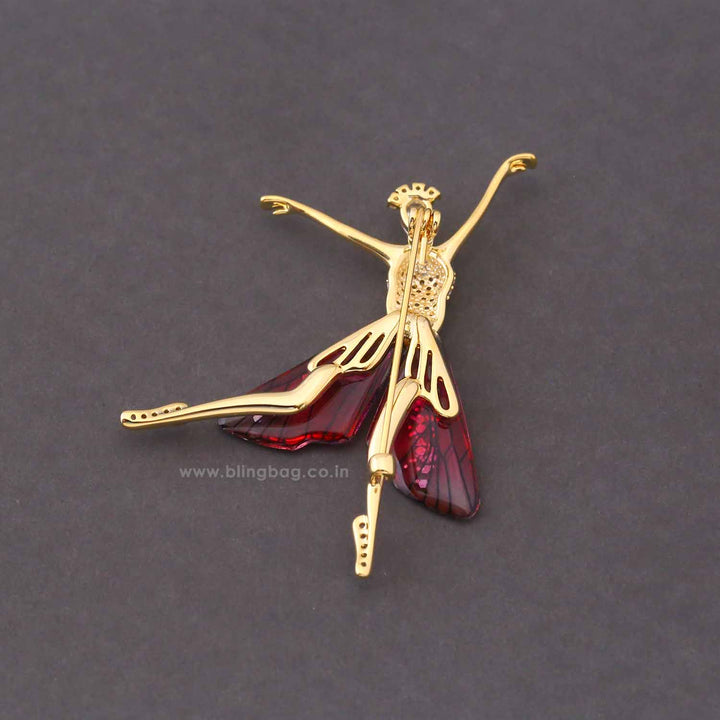 Rani Dancing Girl Brooch
