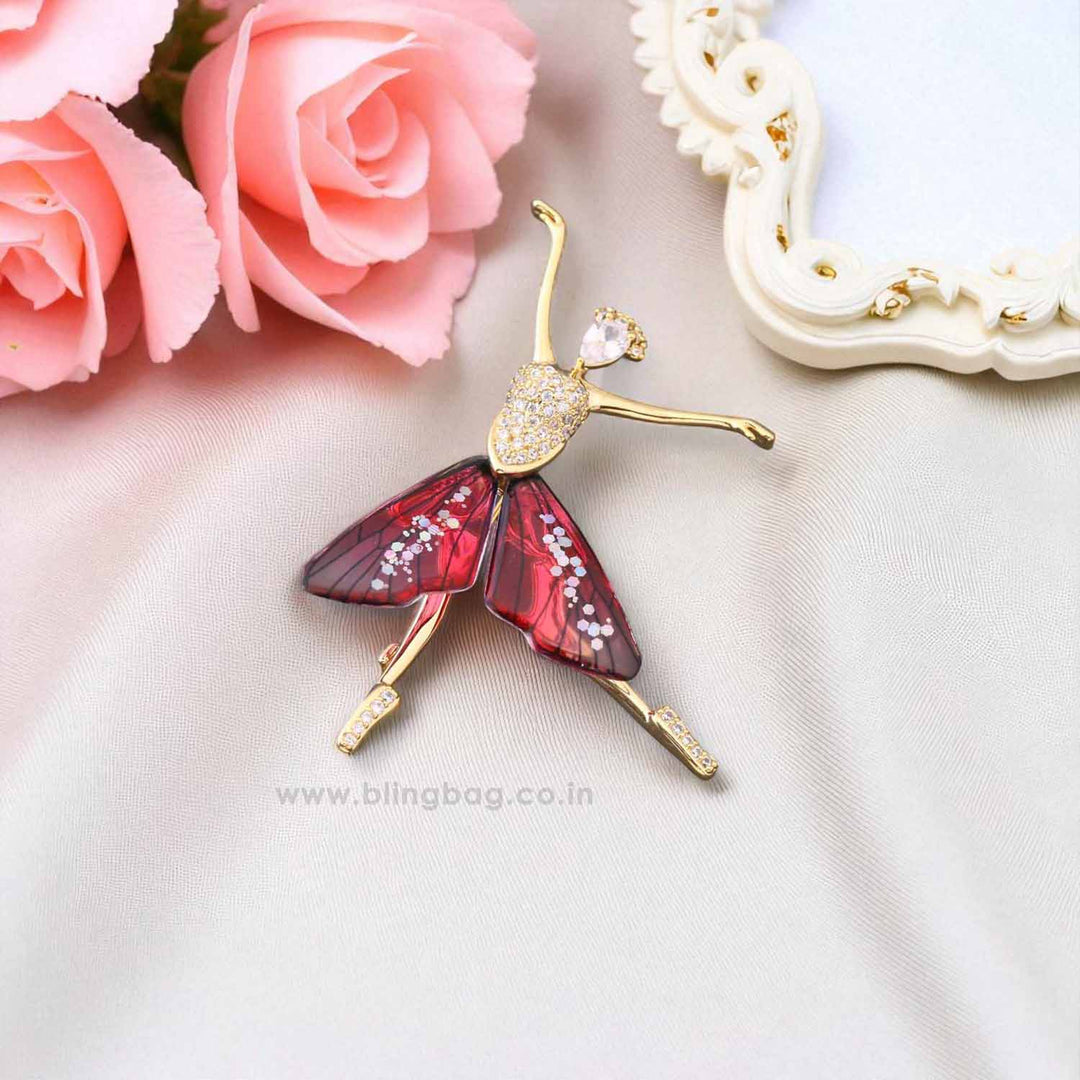 Rani Dancing Girl Brooch