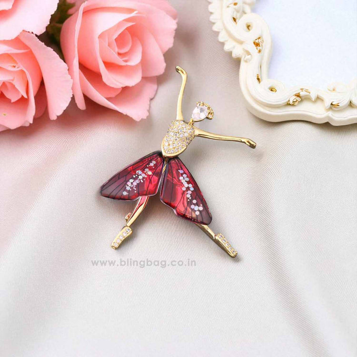 Rani Dancing Girl Brooch