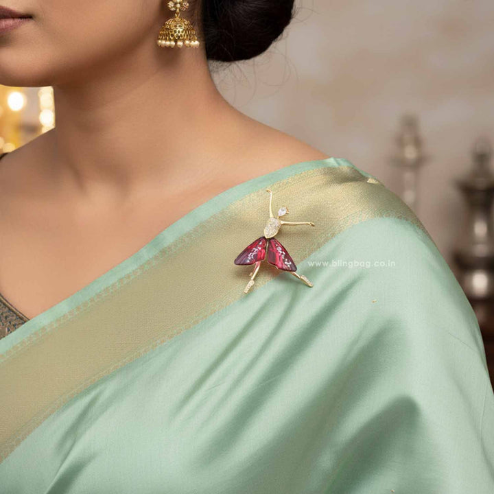 Rani Dancing Girl Brooch