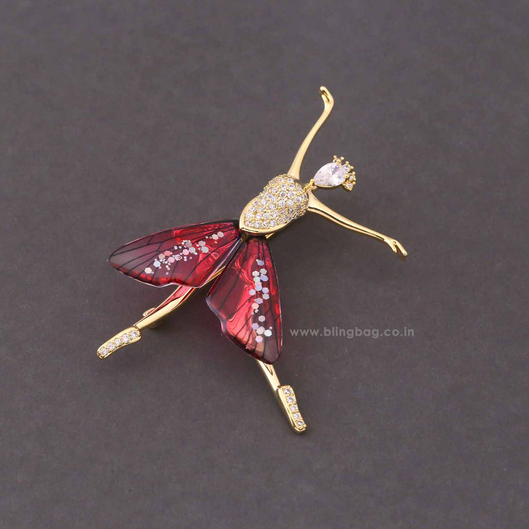 Rani Dancing Girl Brooch