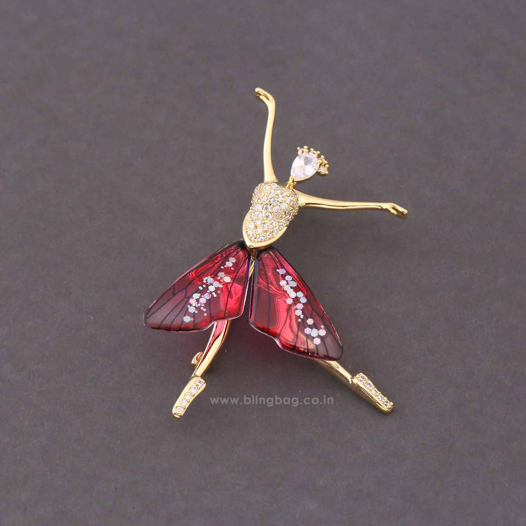 Rani Dancing Girl Brooch