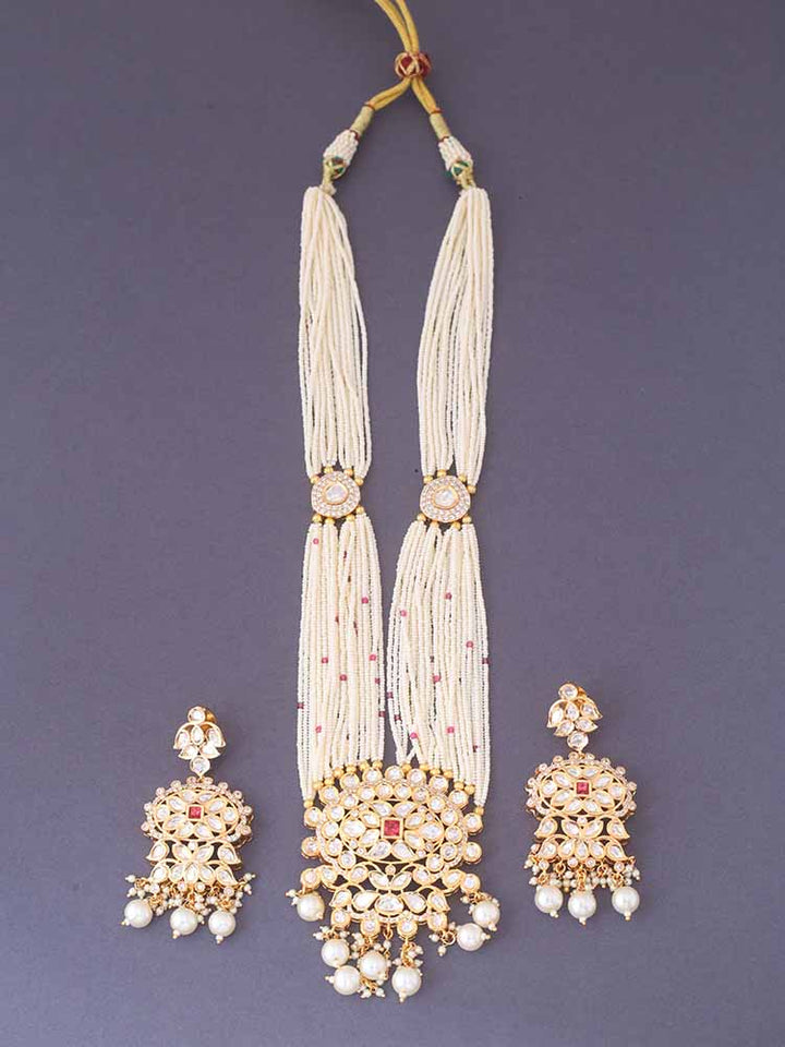 Rani  Darika Kundan Jewellery Set