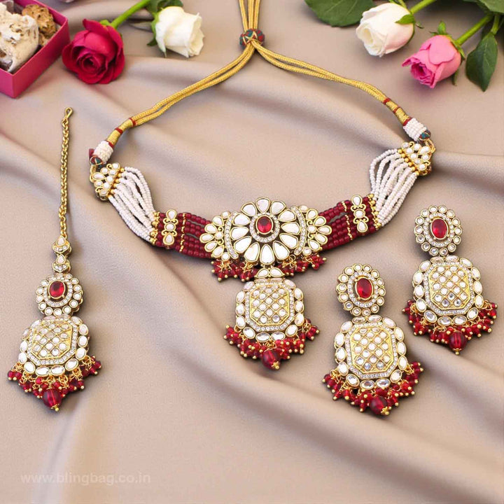 Rani Dharini Kundan Jewellery Set