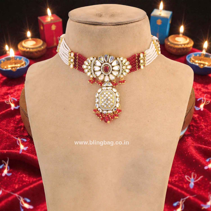 Rani Dharini Kundan Jewellery Set