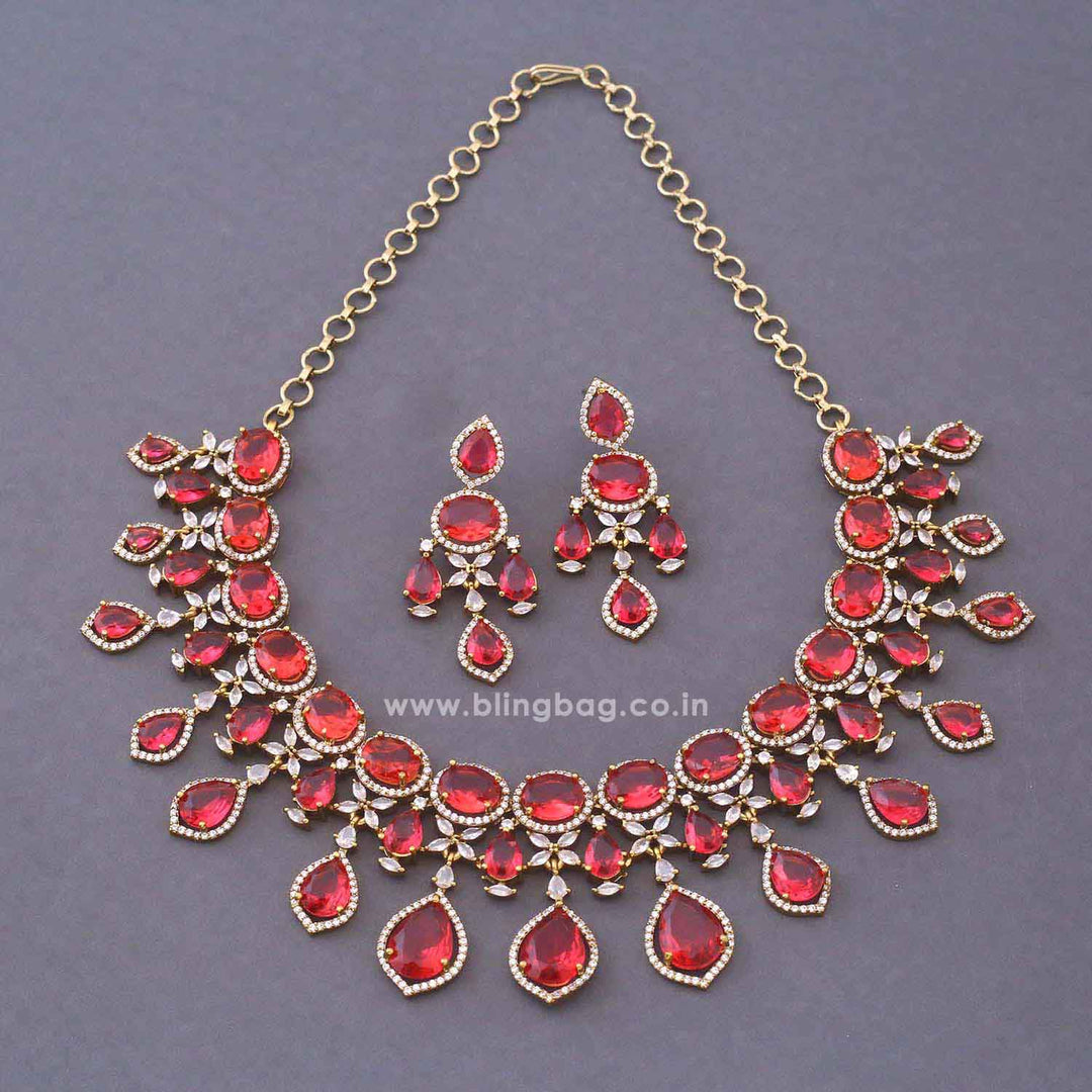 Rani Diamora Victorian Jewellery Set - New Arrival