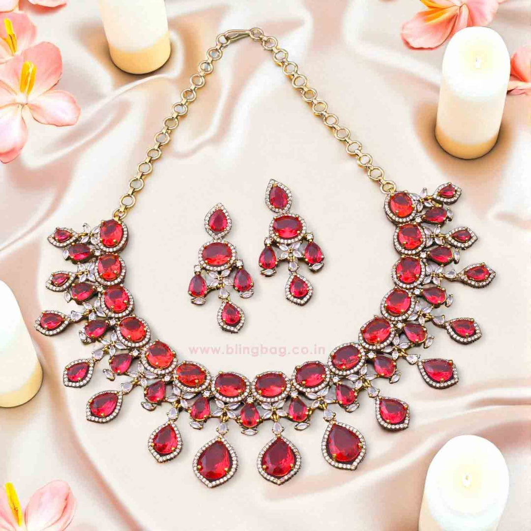 Rani Diamora Victorian Jewellery Set - New Arrival