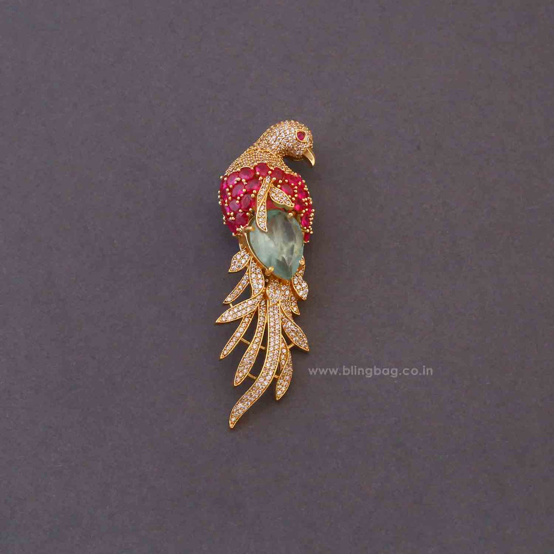 Rani Feather Brooch