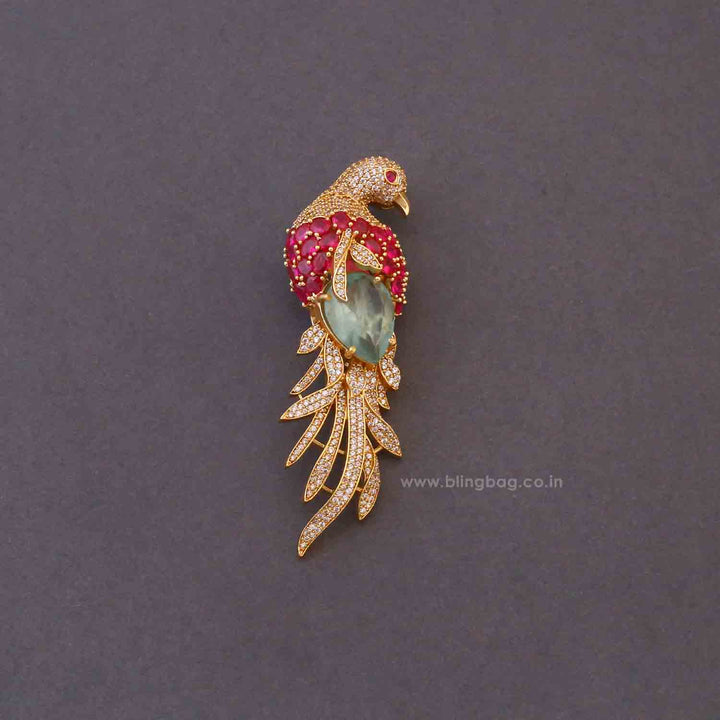 Rani Feather Brooch