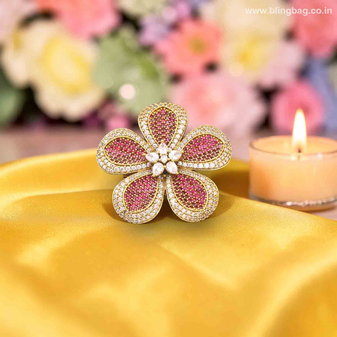 Rani Flerise Flower Brooch