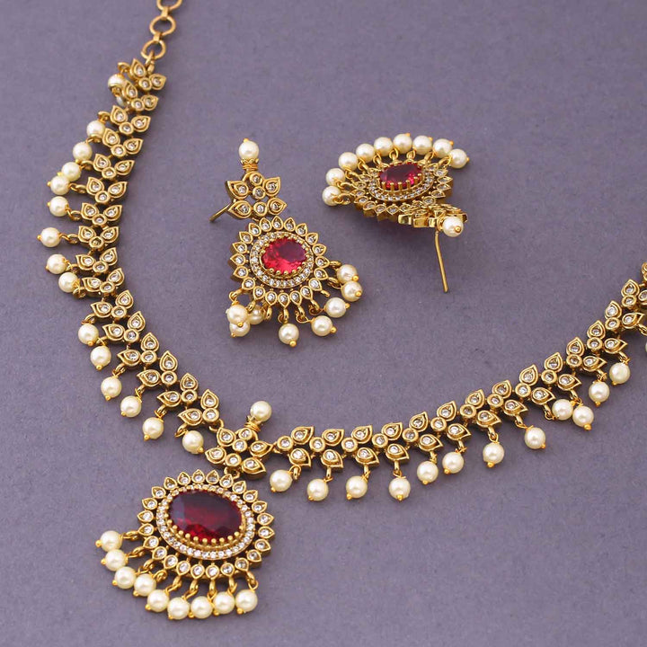Rani Gainee Antique Jewellery Set- New Arrival