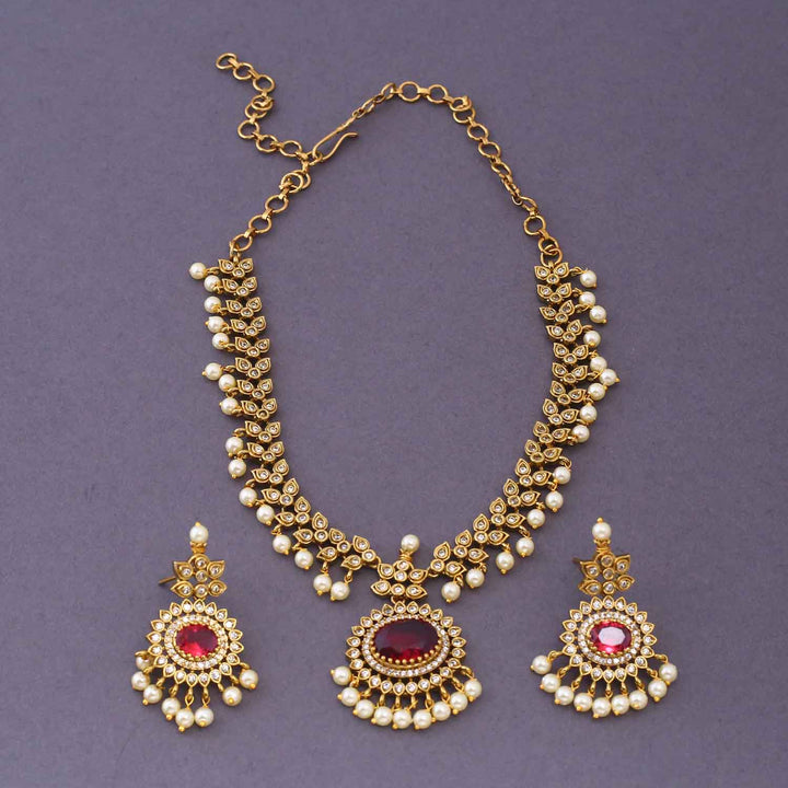 Rani Gainee Antique Jewellery Set- New Arrival