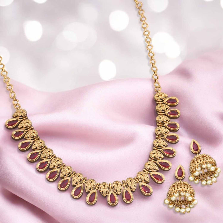 Rani Garvitha Antique Jewellery Set - New Arrival