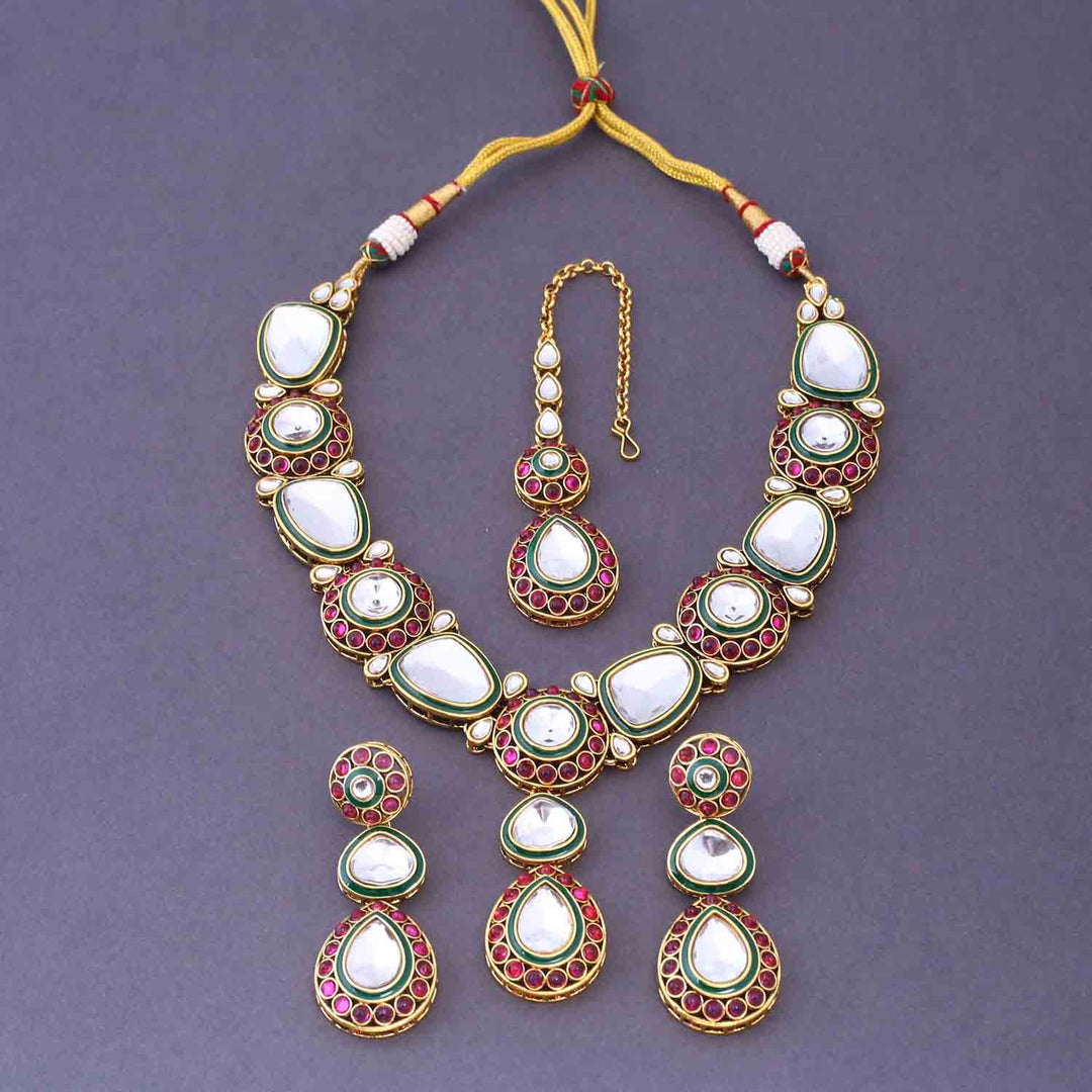 Rani Ghurmita Kundan Jewellery Set