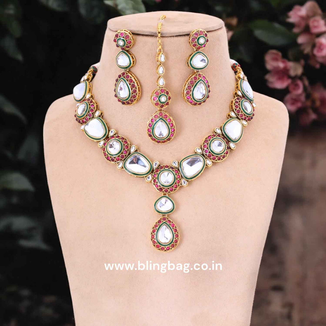 Rani Ghurmita Kundan Jewellery Set