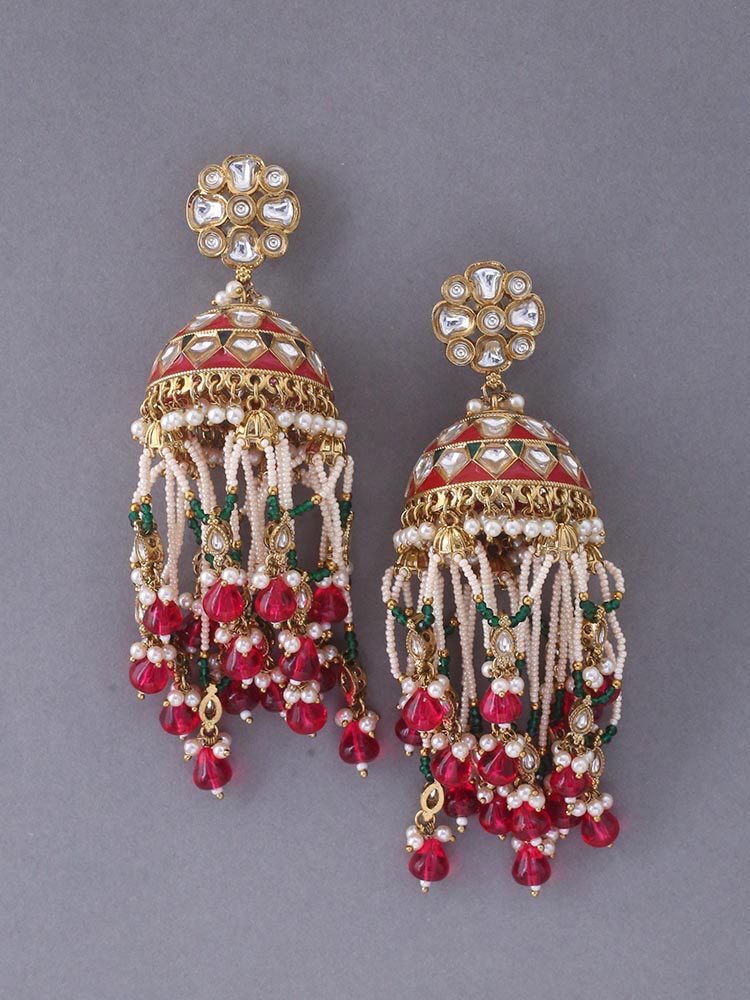 Rani Girina Ethnic Jhumkis