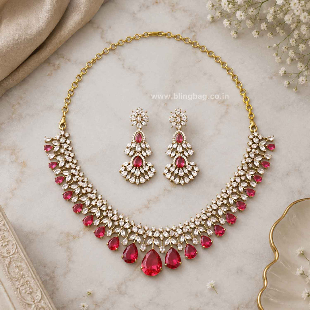 Rani Glimmer Victorian Jewellery Set - New Arrival