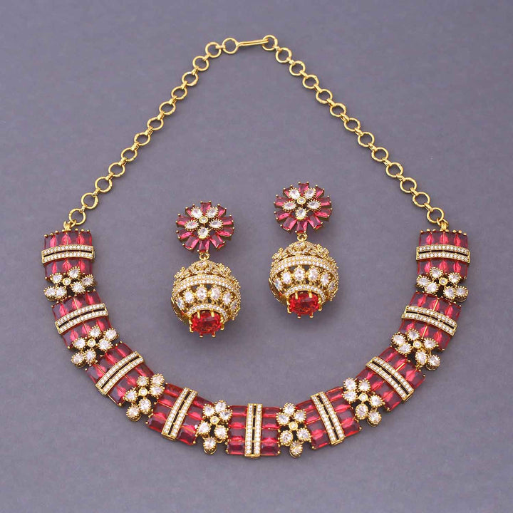 Rani Glintar Hasli Victorian Jewellery Set - New Arrival