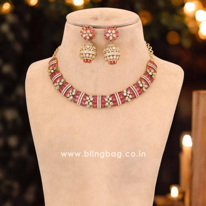 Rani Glintar Hasli Victorian Jewellery Set - New Arrival